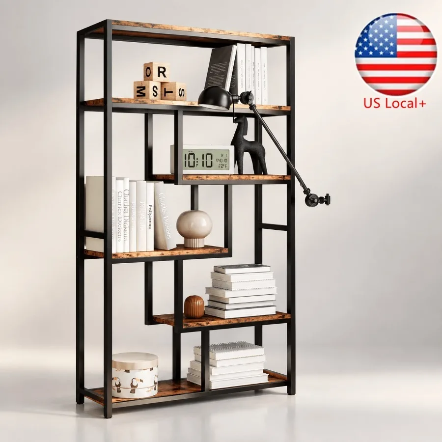 Bookshelf - Librerie a 6 ripiani, scaffali industriali