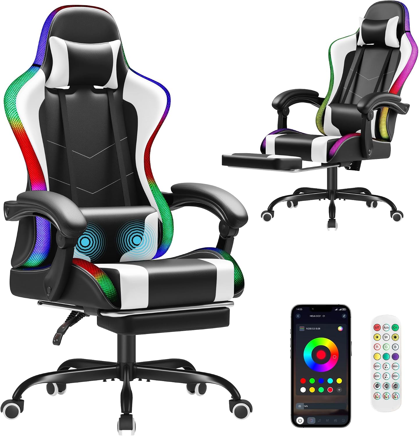 Office Chair - Sedia da gaming Homall, sedia ergonomica