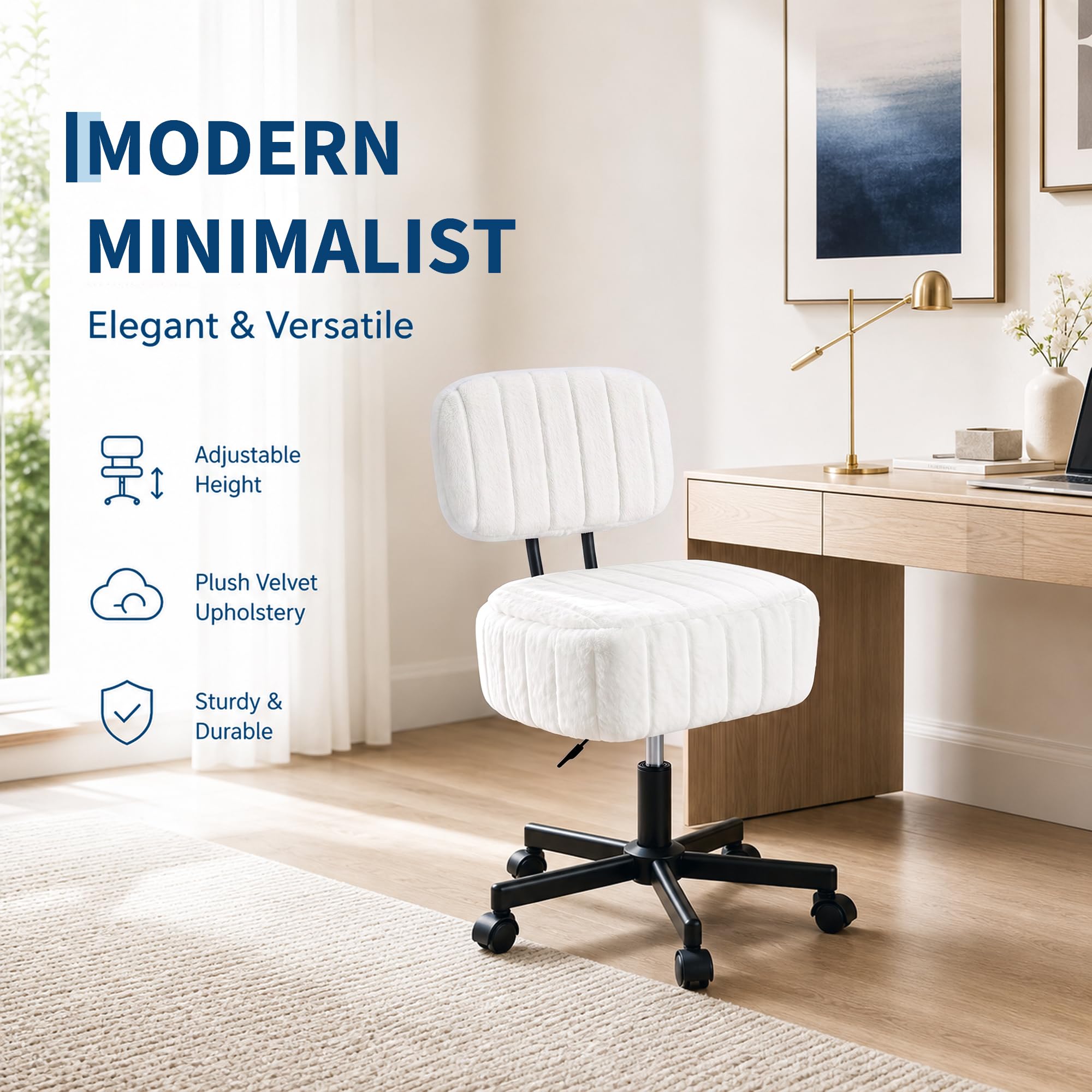 Sedia da toeletta con vano por - Office Stool recensione e prezzo
