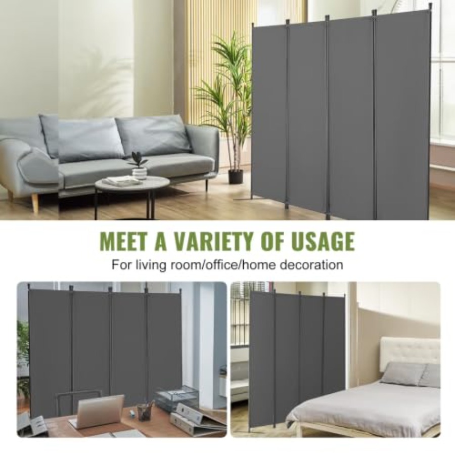 Divisorio in Tessuto a 4 Panne - Partition Screen Divider recensione e prezzo