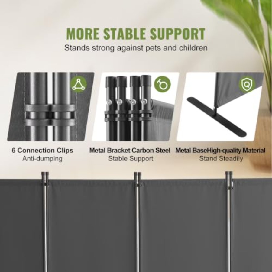 Divisorio in Tessuto a 4 Panne - Partition Screen Divider recensione e prezzo