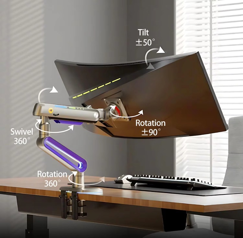 Braccio per monitor da gioco E - Monitor Stand recensione e prezzo