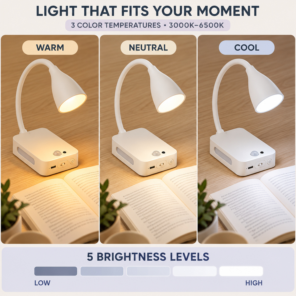 Lampada da lettura a LED ricar - Desk Lamp recensione e prezzo